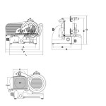 Αλλαντομηχανή Λεπίδα 300mm GIOTTO 300 BS1 TOP SRM-GIOTTO 300 BS1 TOP